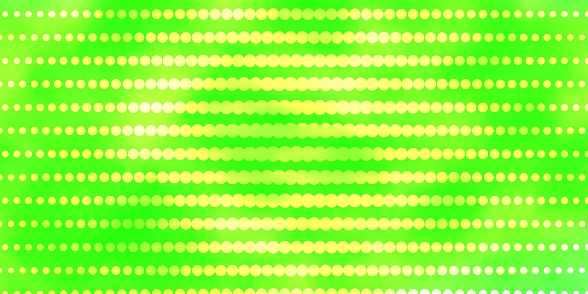 modelo de vetor verde claro com círculos.