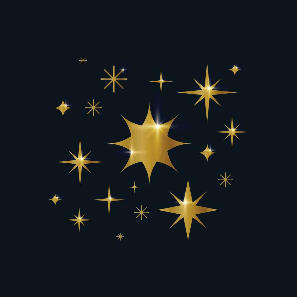 reluzente Estrela brilhante gradiente fundo elemento Projeto vetor