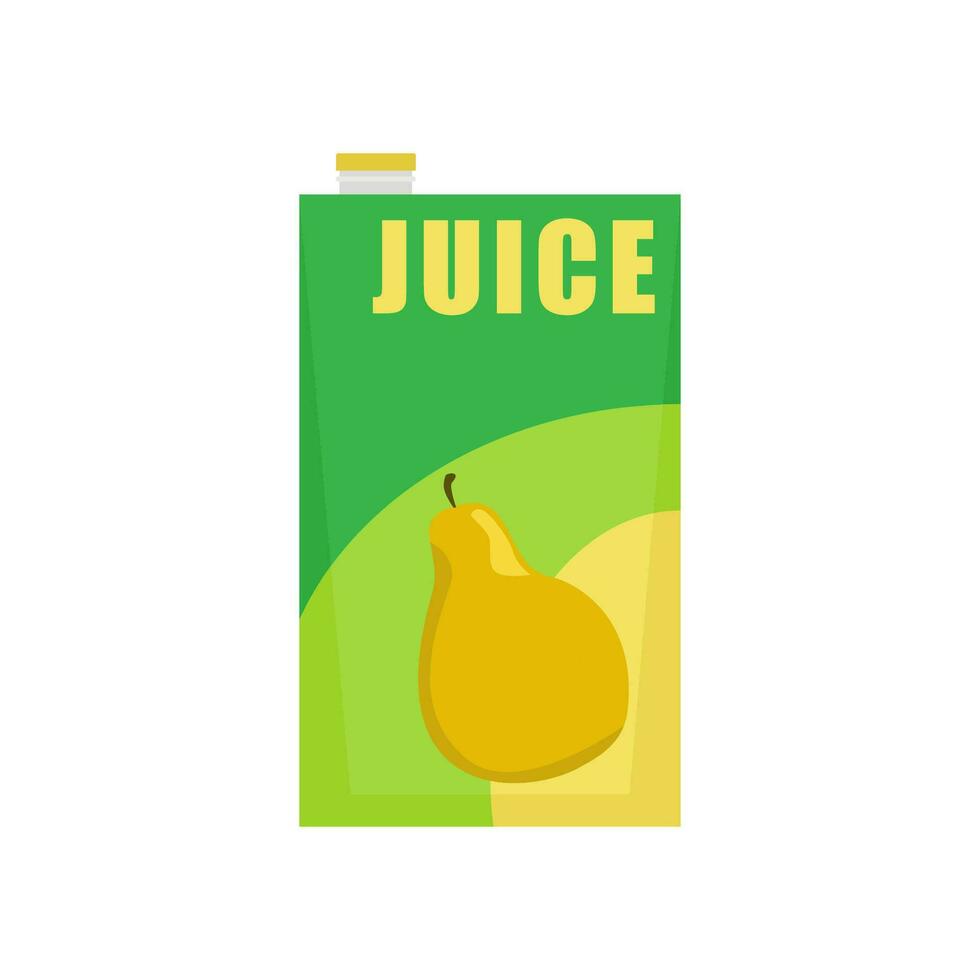 suco caixa vetor ilustração. fresco natural fruta bebida. Vitamina saudável cartão.