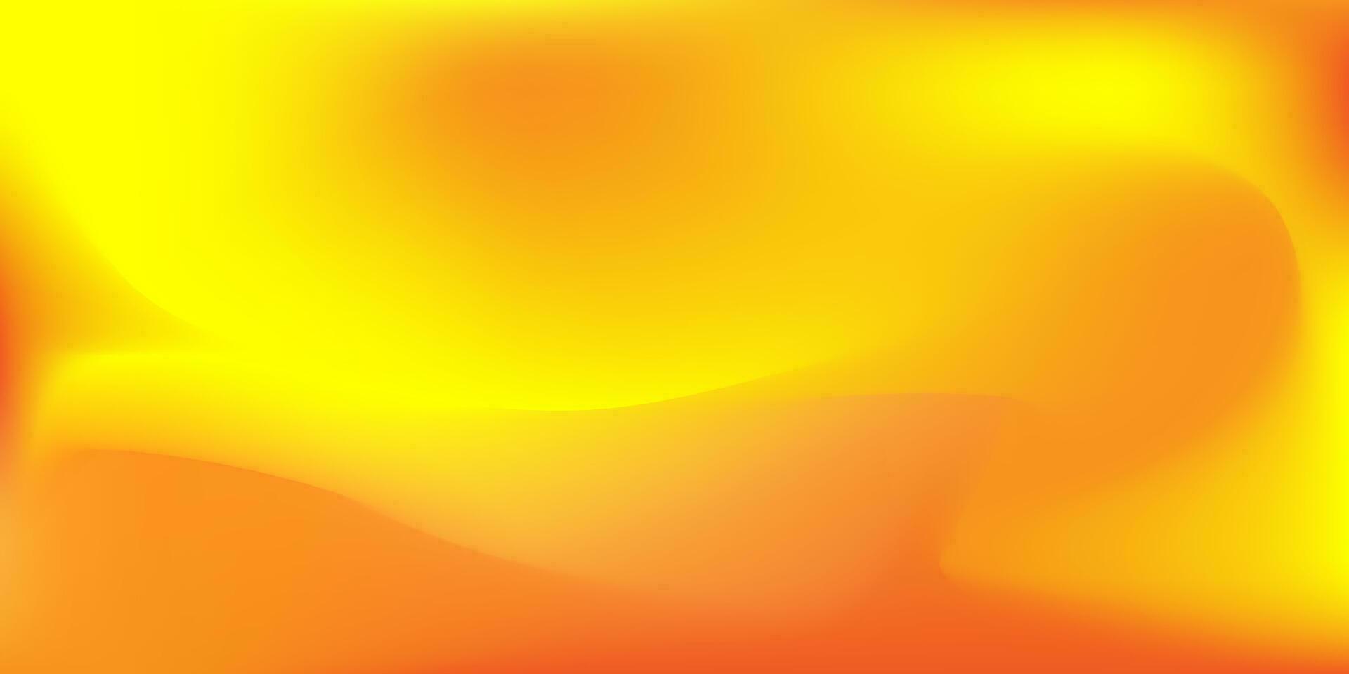vetor abstrato brilhando amarelo alaranjado arco Iris fundo. horizontal bandeira. borrado gradiente modelo. eps10 vetor
