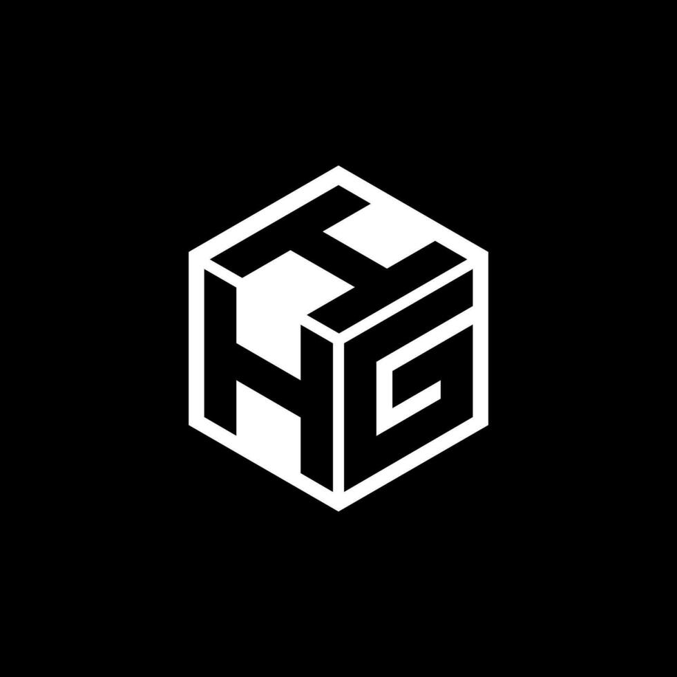 hgi carta logotipo Projeto dentro ilustração. vetor logotipo, caligrafia desenhos para logotipo, poster, convite, etc.