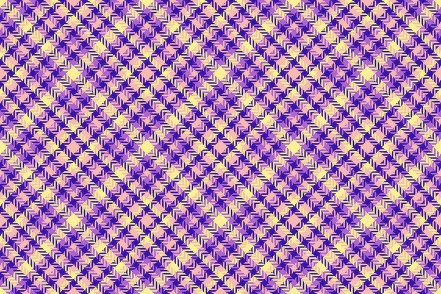 tecido fundo vetor do têxtil desatado Verifica com uma padronizar tartan xadrez textura.