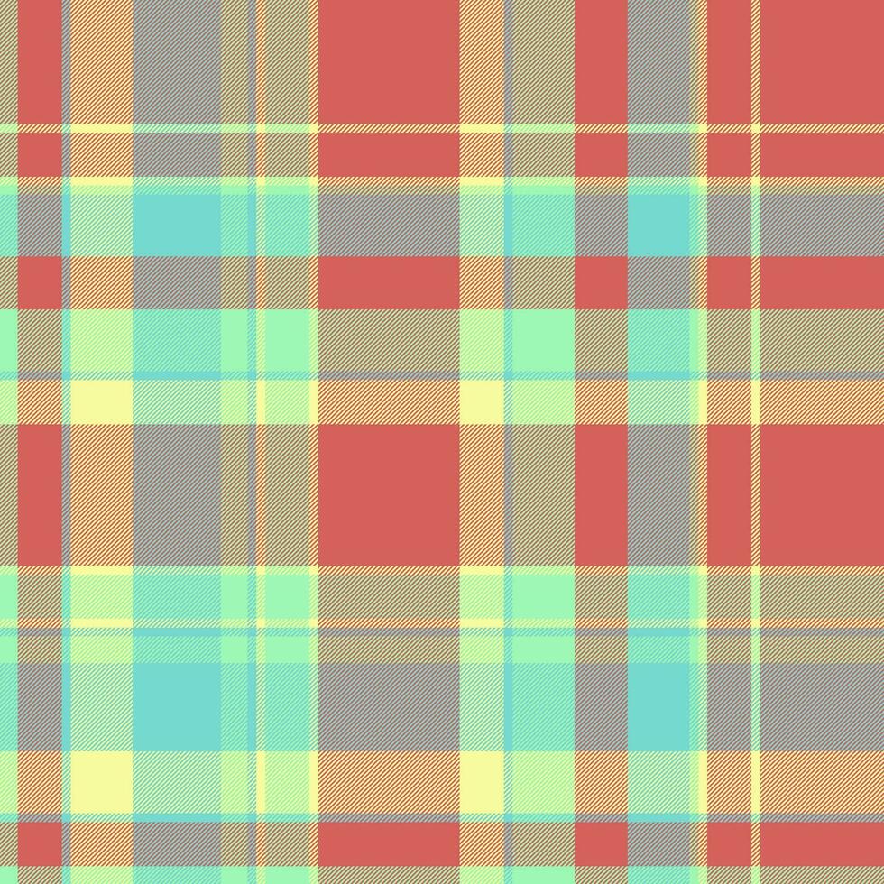 tartan desatado têxtil do padronizar tecido fundo com uma Verifica xadrez textura vetor. vetor