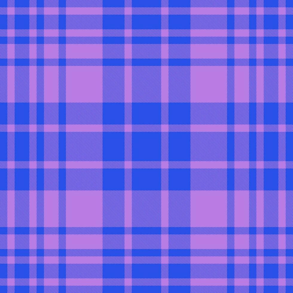 Verifica fundo têxtil do tecido desatado textura com uma xadrez tartan vetor padronizar.