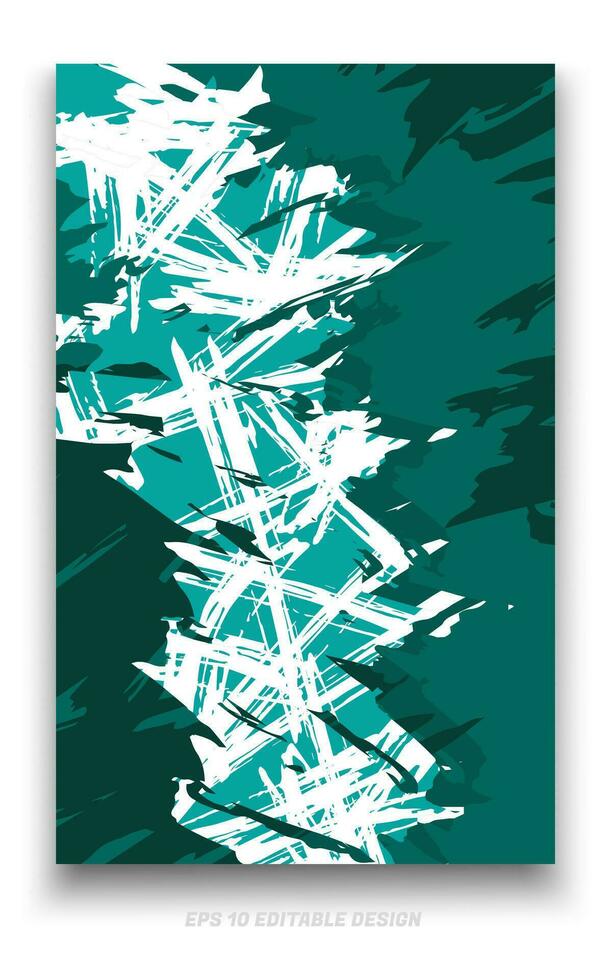 abstrato grunge fundo cobrir Projeto com escova golpes conceito. Projeto elemento para cartazes, revistas, livro capas, folheto modelo, folheto, apresentação. vetor