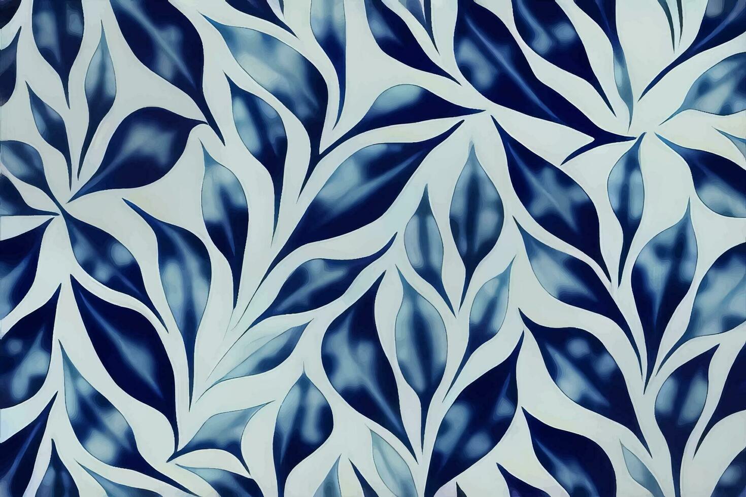 gravata corante shibori abstrato batik escova tinta tribal étnico desatado e repetir padronizar Projeto brilhante cores pintura Espirrar fundo geométrico padronizar textura vetor ilustração , azul folhas