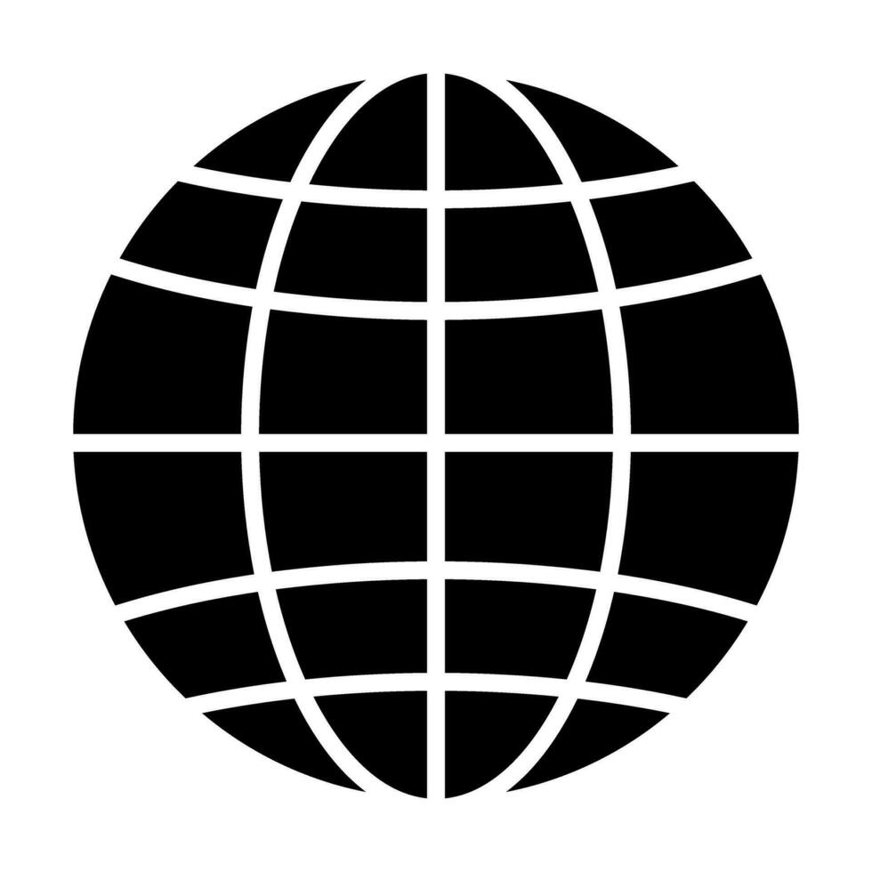 design de ícone de envio em todo o mundo vetor