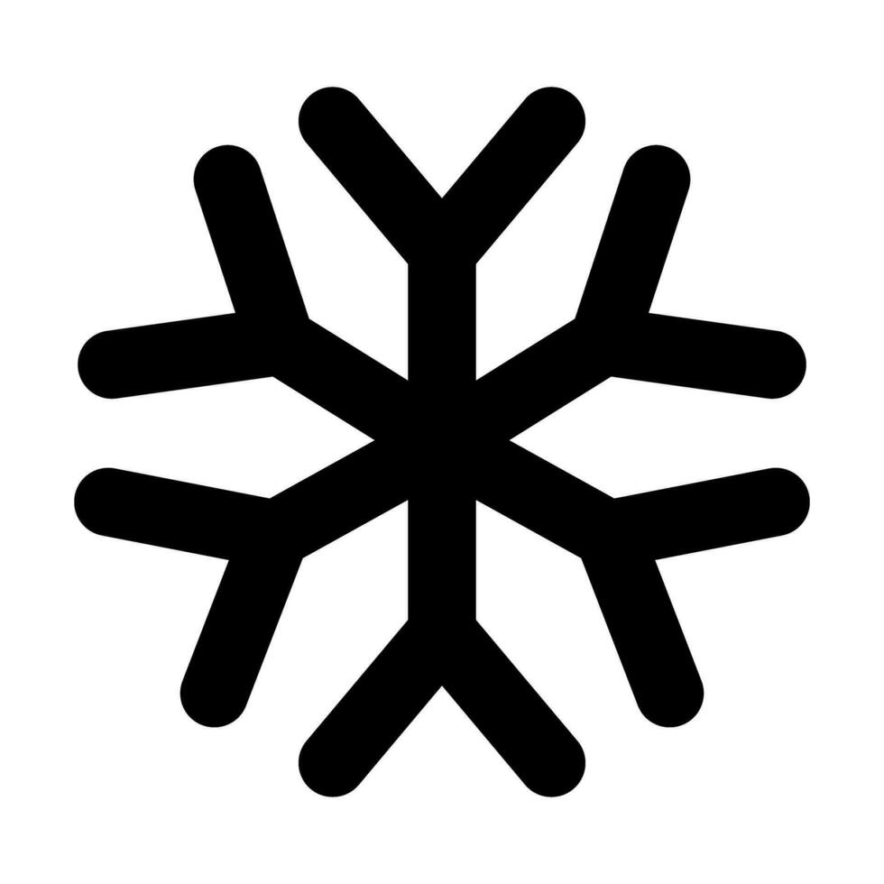 neve Floco vetor glifo ícone para pessoal e comercial usar.