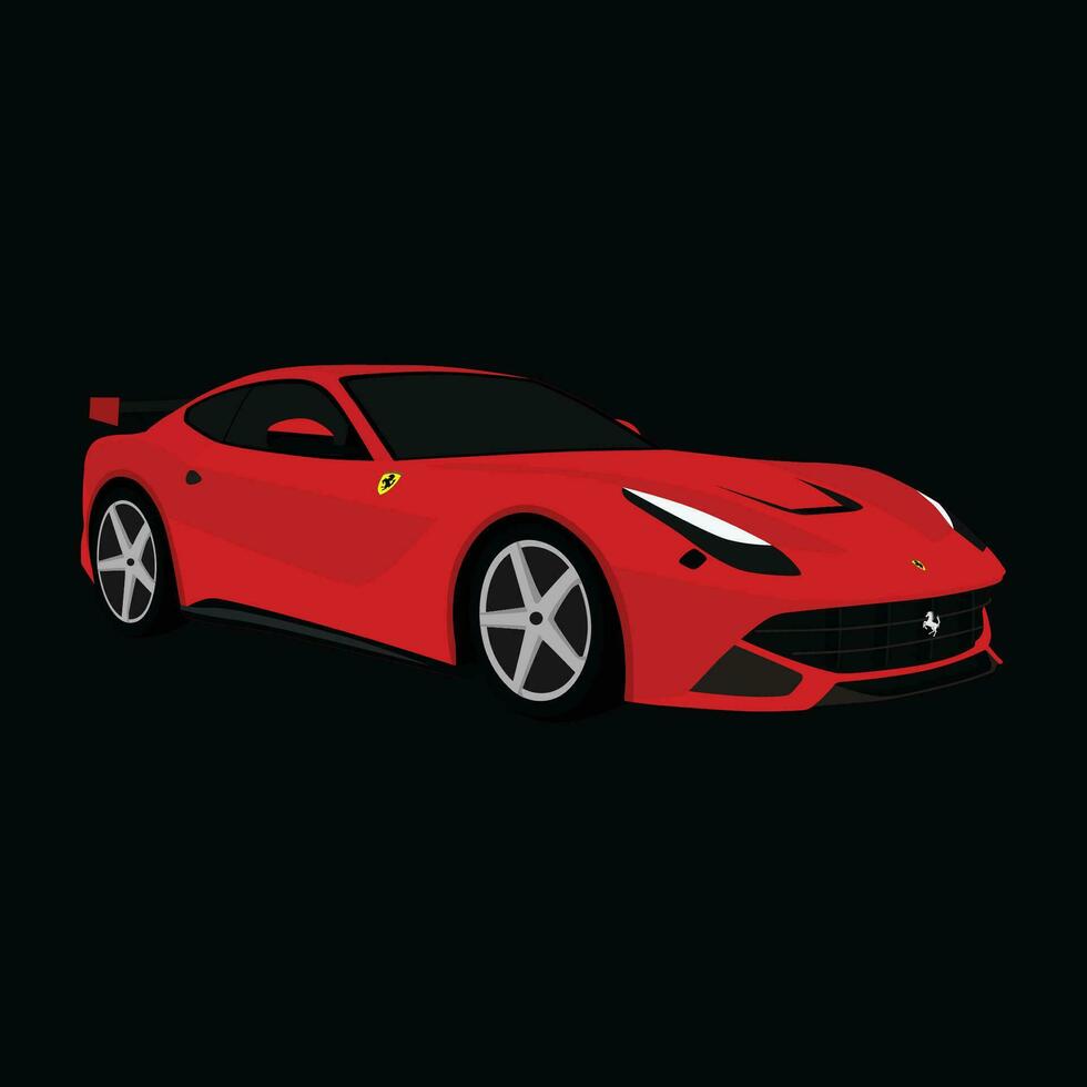 Ferrari f12 berlineta vetor
