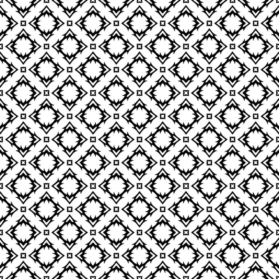 textura padrão sem costura preto e branco. design gráfico ornamental em tons de cinza. vetor