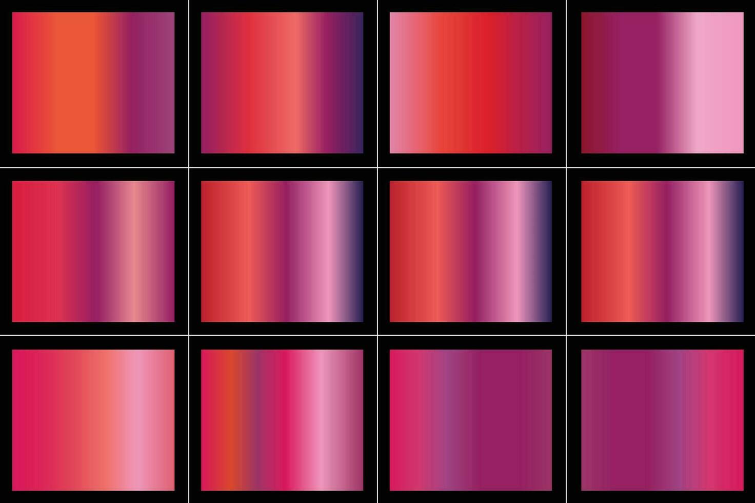 cores vetores gradientes amostras paleta livre vetor