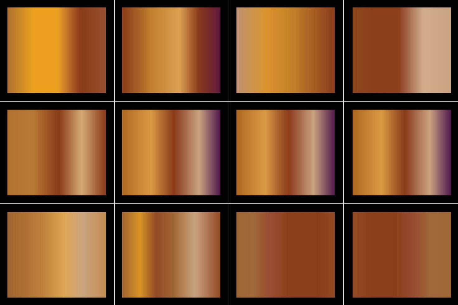 cores vetores gradientes amostras paleta livre vetor