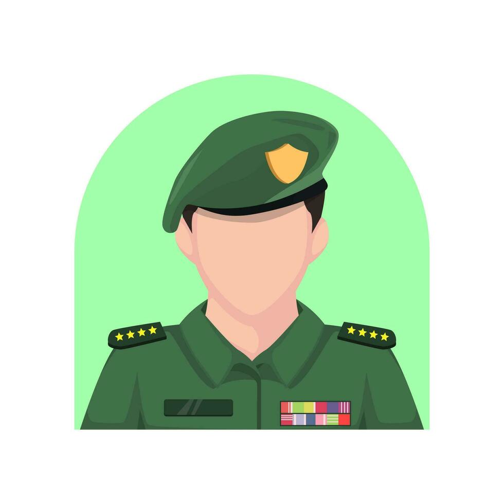 exército desenho animado e exército ícone. ilustração vetor Projeto