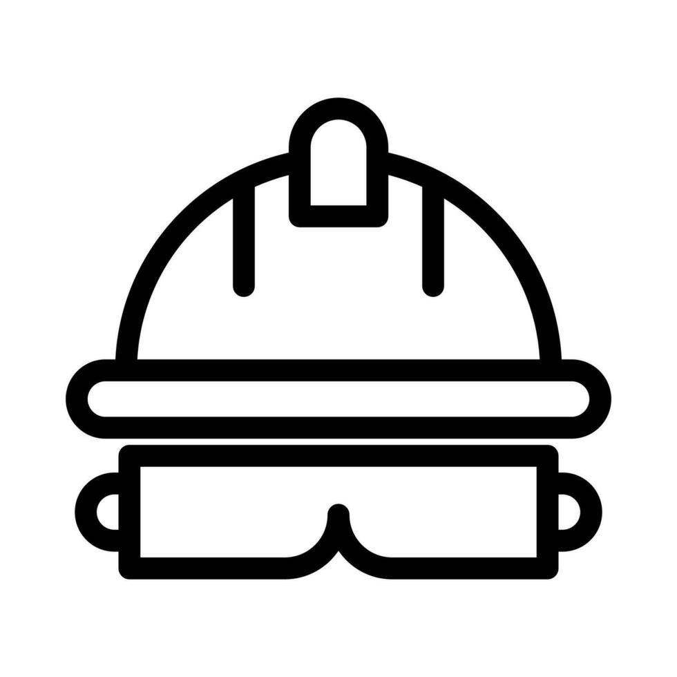 segurança capacete ícone vetor ilustração isolado placa símbolo adequado para mostrar, local na rede Internet, logotipo e designer. Alto qualidade Preto estilo vetor ícone. ícone Projeto