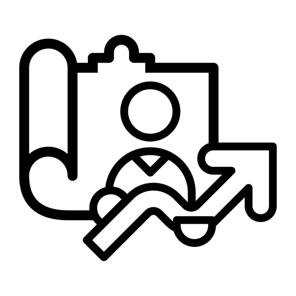 ícone Projeto ou humano logotipo competentemente vetor ilustração isolado placa símbolo adequado para Móvel telefone mostrar, local na rede Internet, logotipo e inscrição interface.