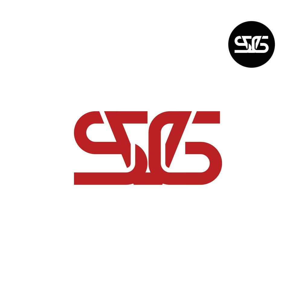 carta SVG monograma logotipo Projeto vetor