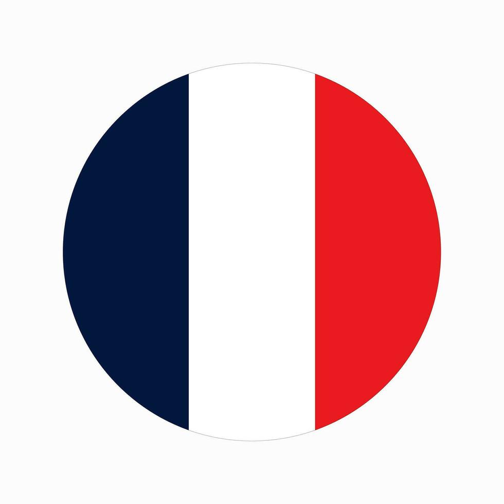 Novo França bandeira dentro 2020 simples ilustração para independência dia ou eleição vetor