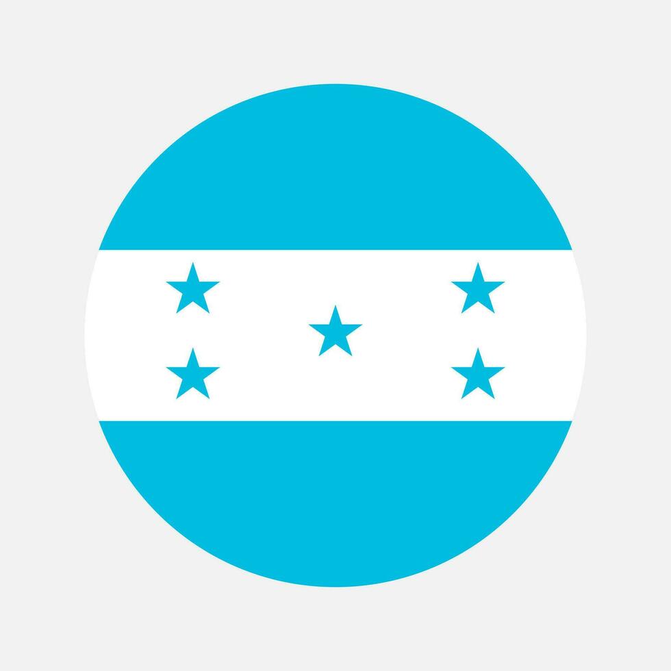 honduras bandeira ilustração simples para o dia da independência ou eleição vetor