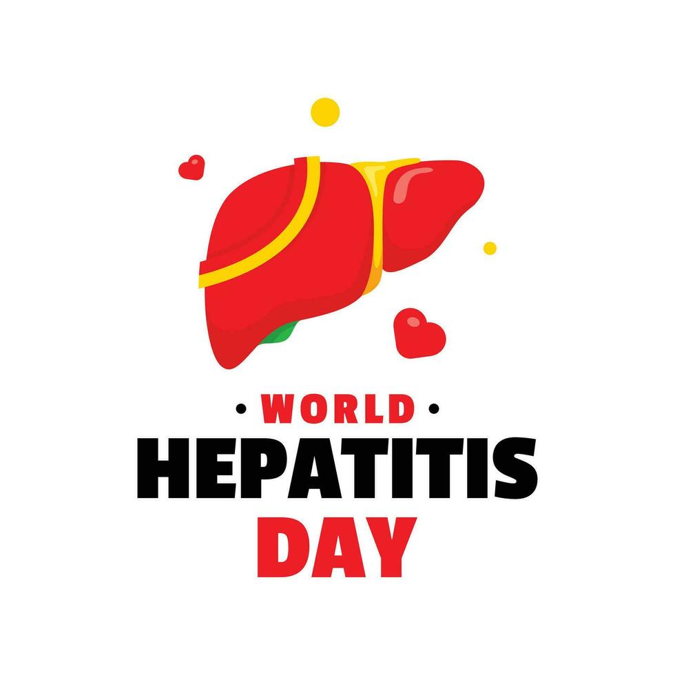 hepatite dia plano ilustração evento vetor