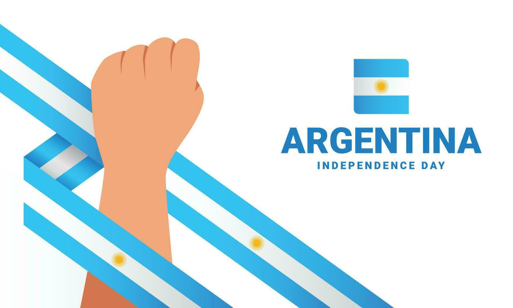 Argentina independência dia evento comemoro vetor