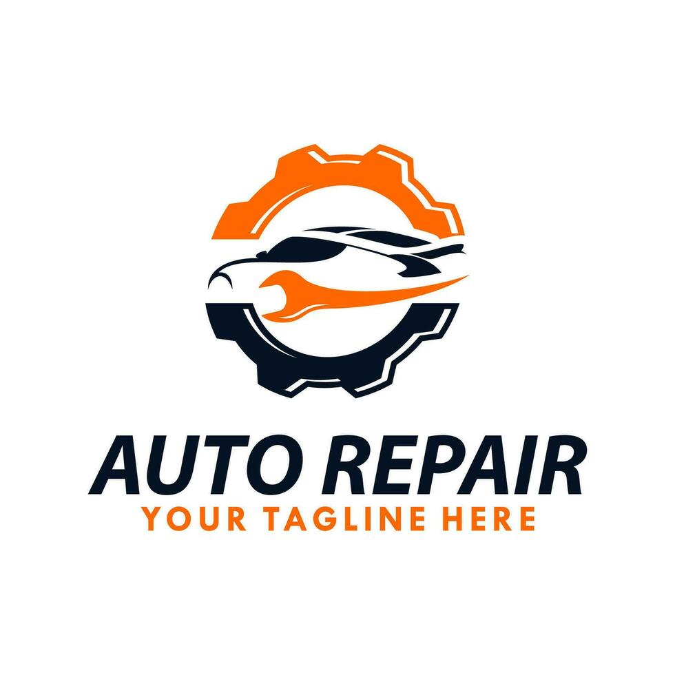 auto reparar logotipo Projeto modelo vetor