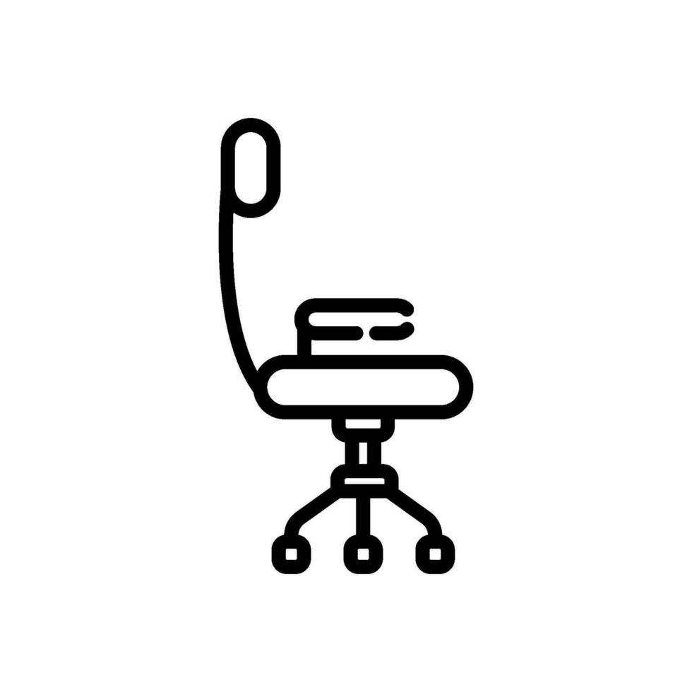 escritório cadeira placa símbolo vetor
