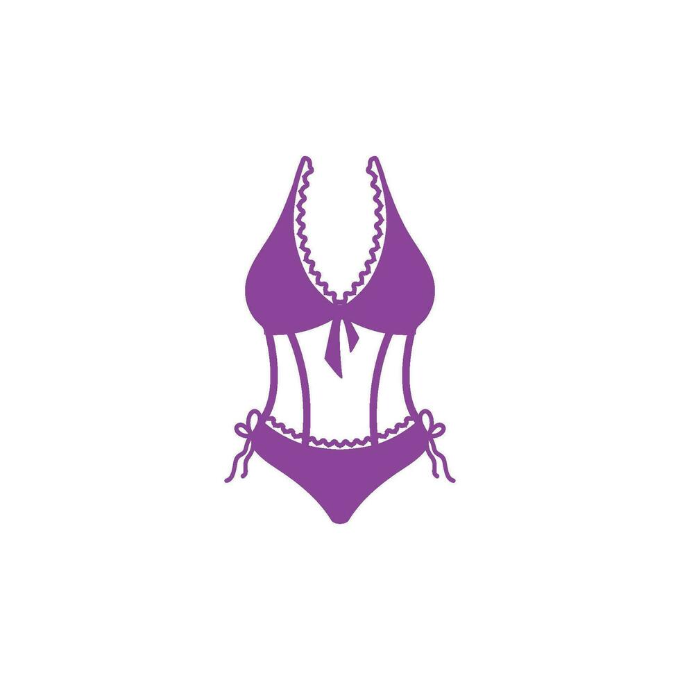 lingerie ícone vetor