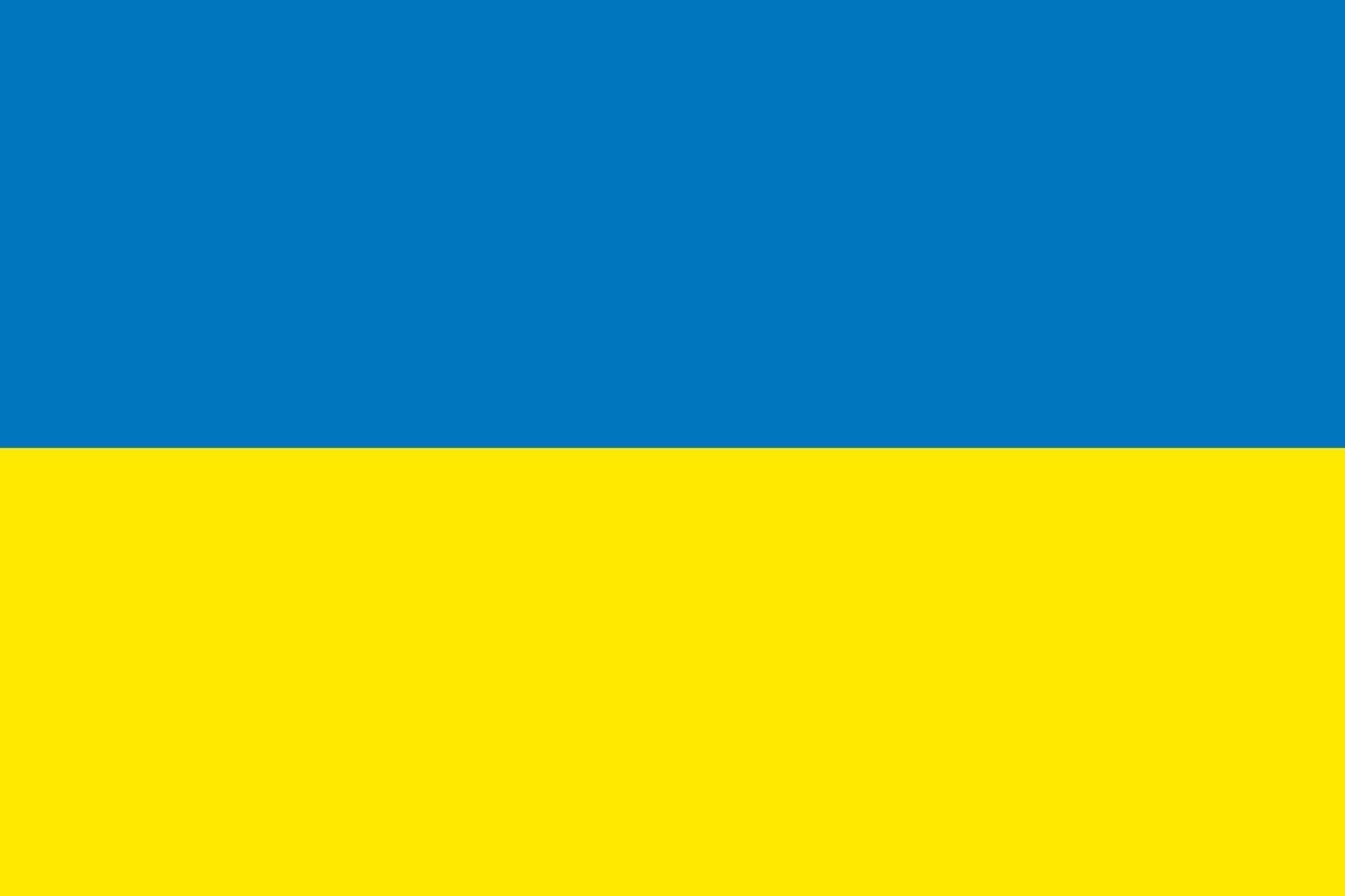 ucrânia oficialmente bandeira vetor