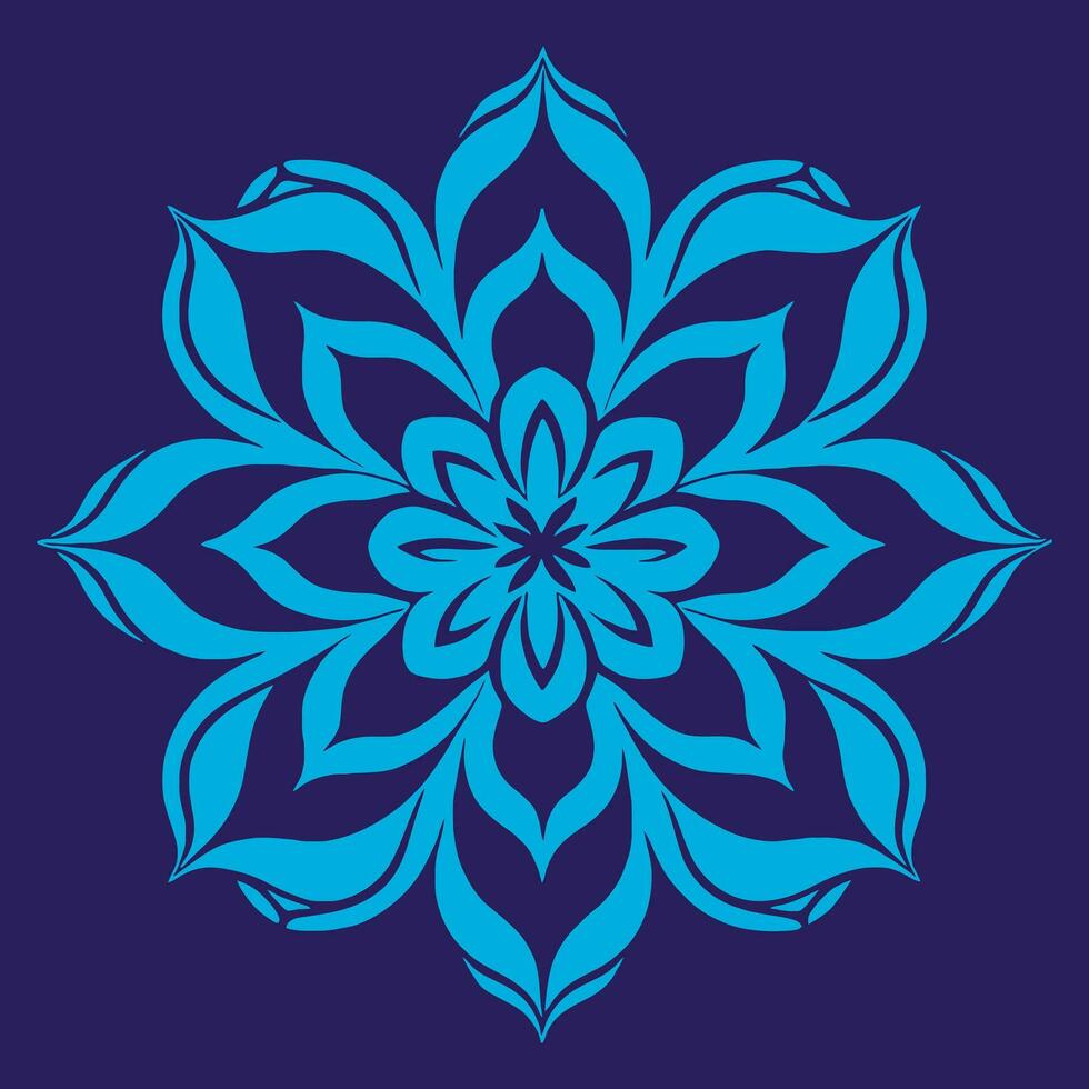 flor logotipo vetor simples abstrato plano mandala tatuagem plantar cor Flor floreta flor estêncil