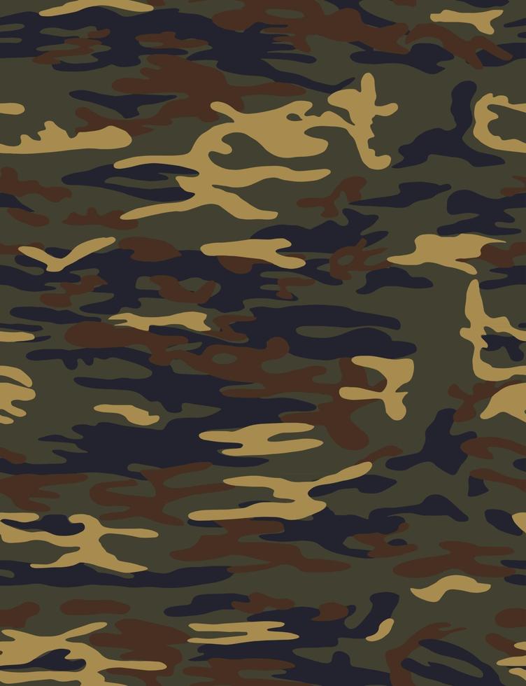 padrão de camuflagem padrão de estilo de cor do exército vetor