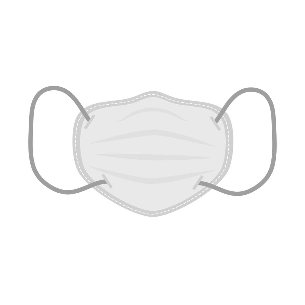 respirar máscara médica hospitalar ou poluição proteger máscara facial de prevenção vetor