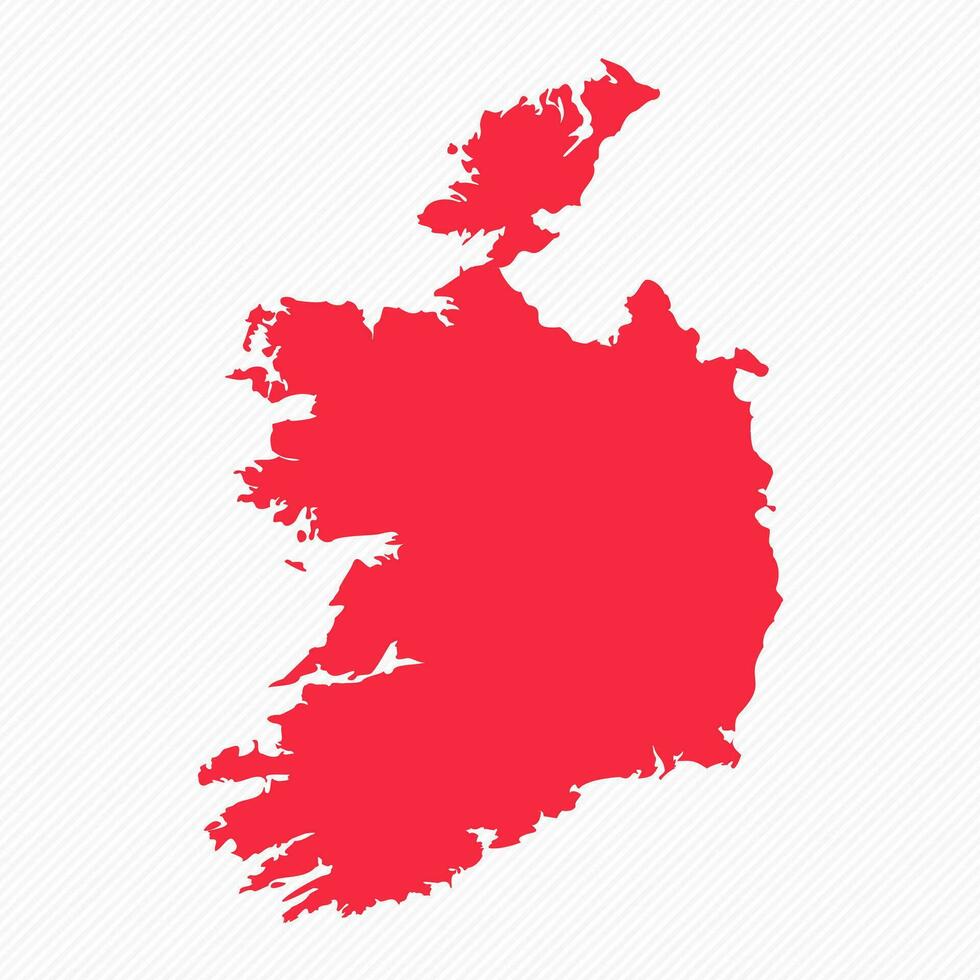 abstrato Irlanda simples mapa fundo vetor