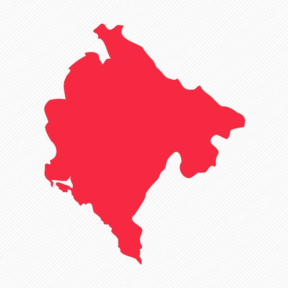 abstrato Montenegro simples mapa fundo vetor