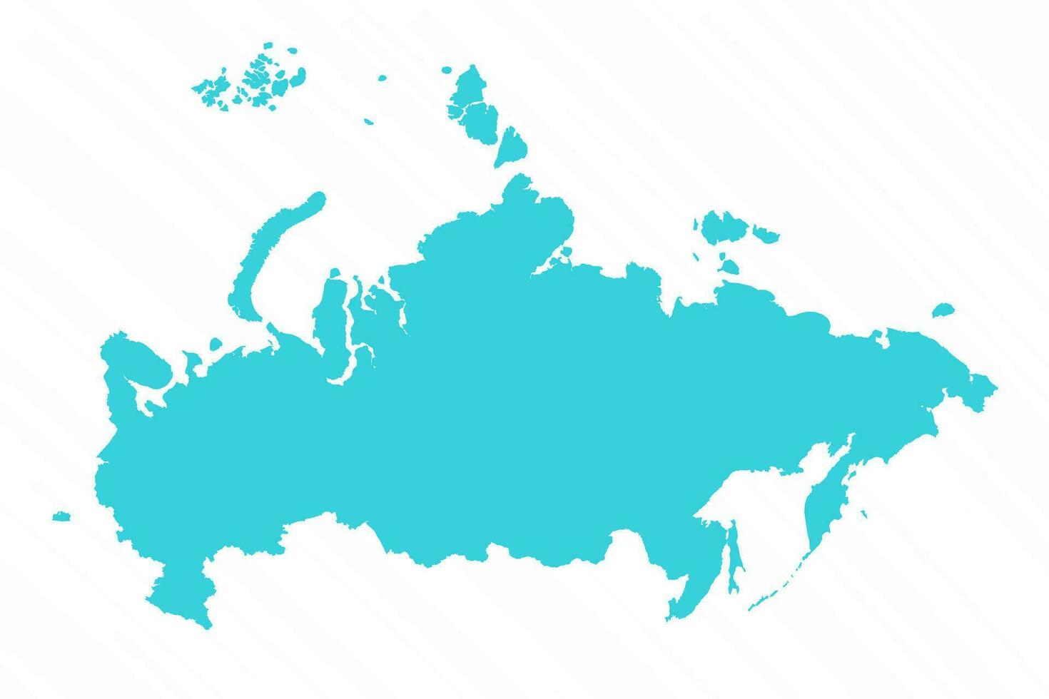 vetor simples mapa do Rússia país
