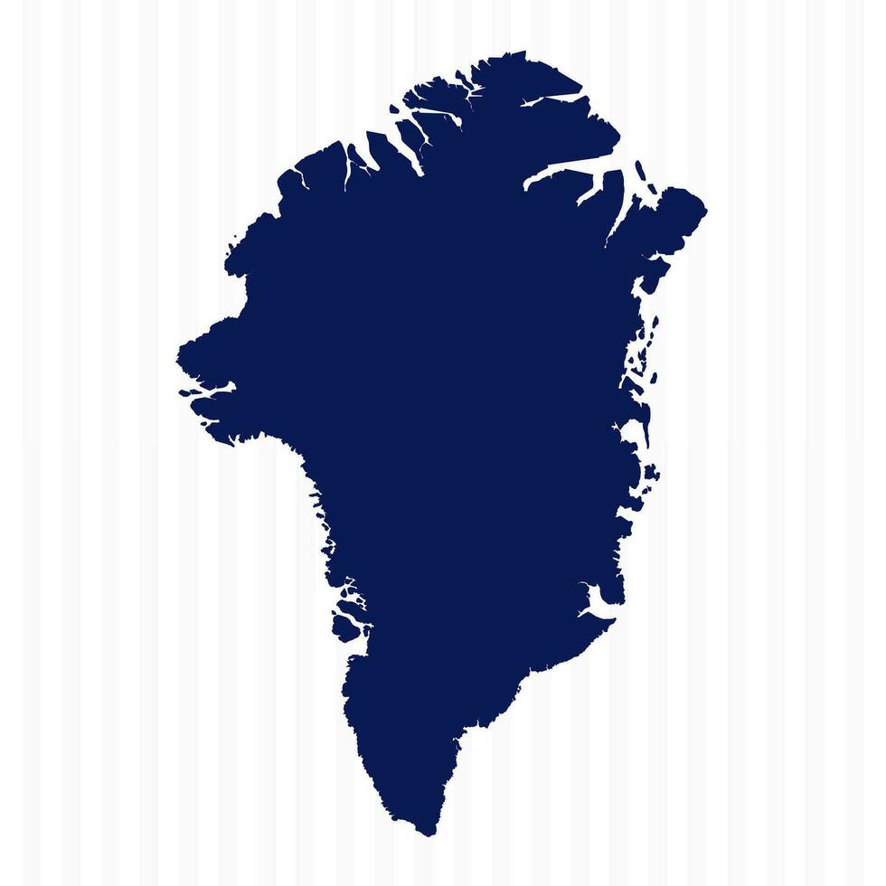 plano simples Groenlândia vetor mapa