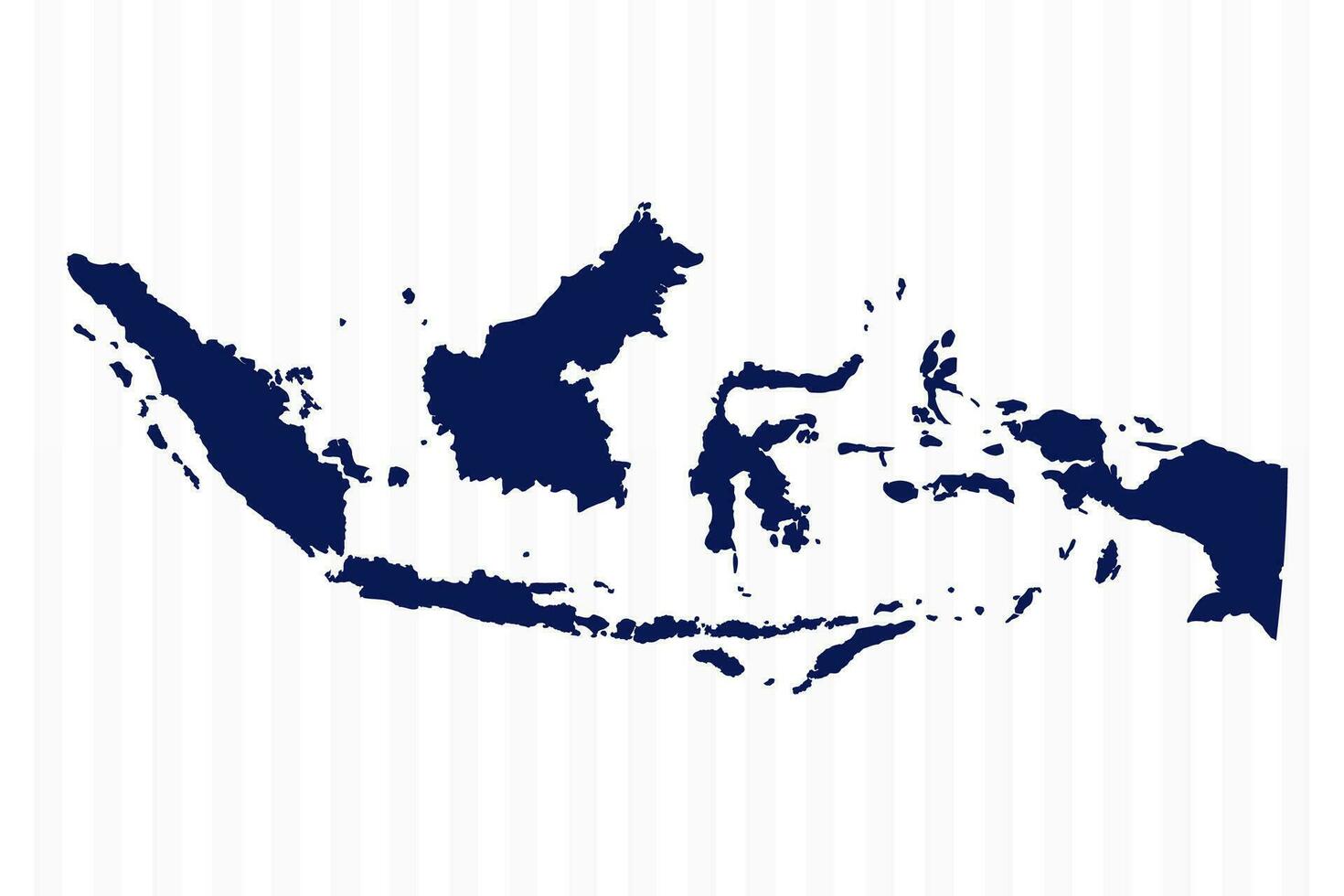 plano simples Indonésia vetor mapa