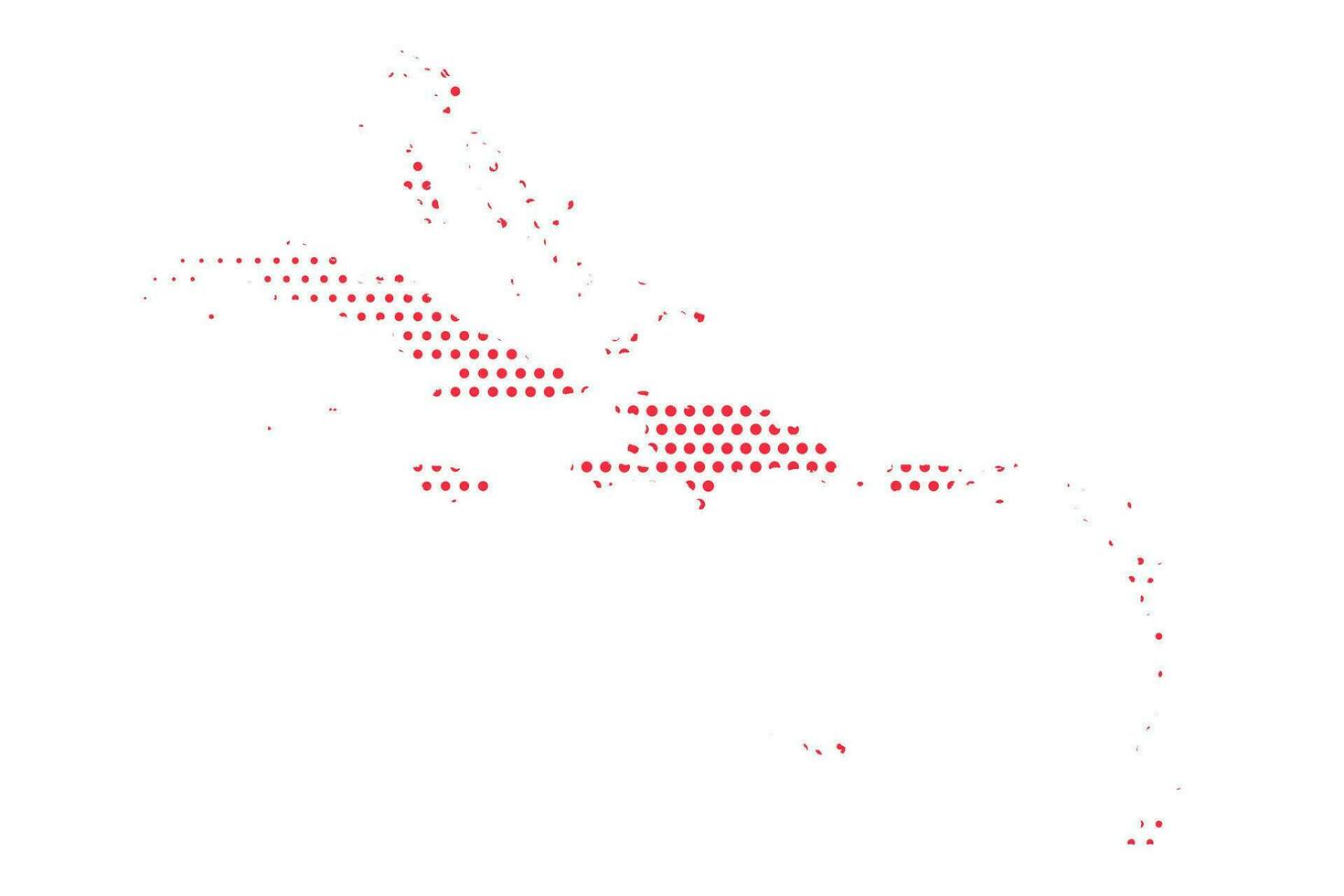 vetor caribe pontilhado mapa ilustração