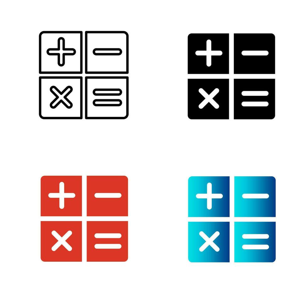 abstrato calcular matemática silhueta ilustração vetor