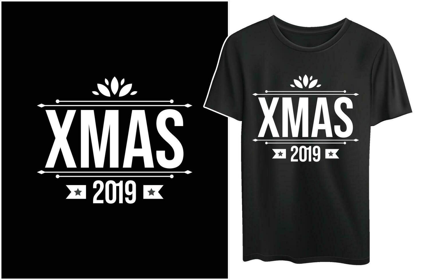 Natal logotipo Projeto para t camisas vetor