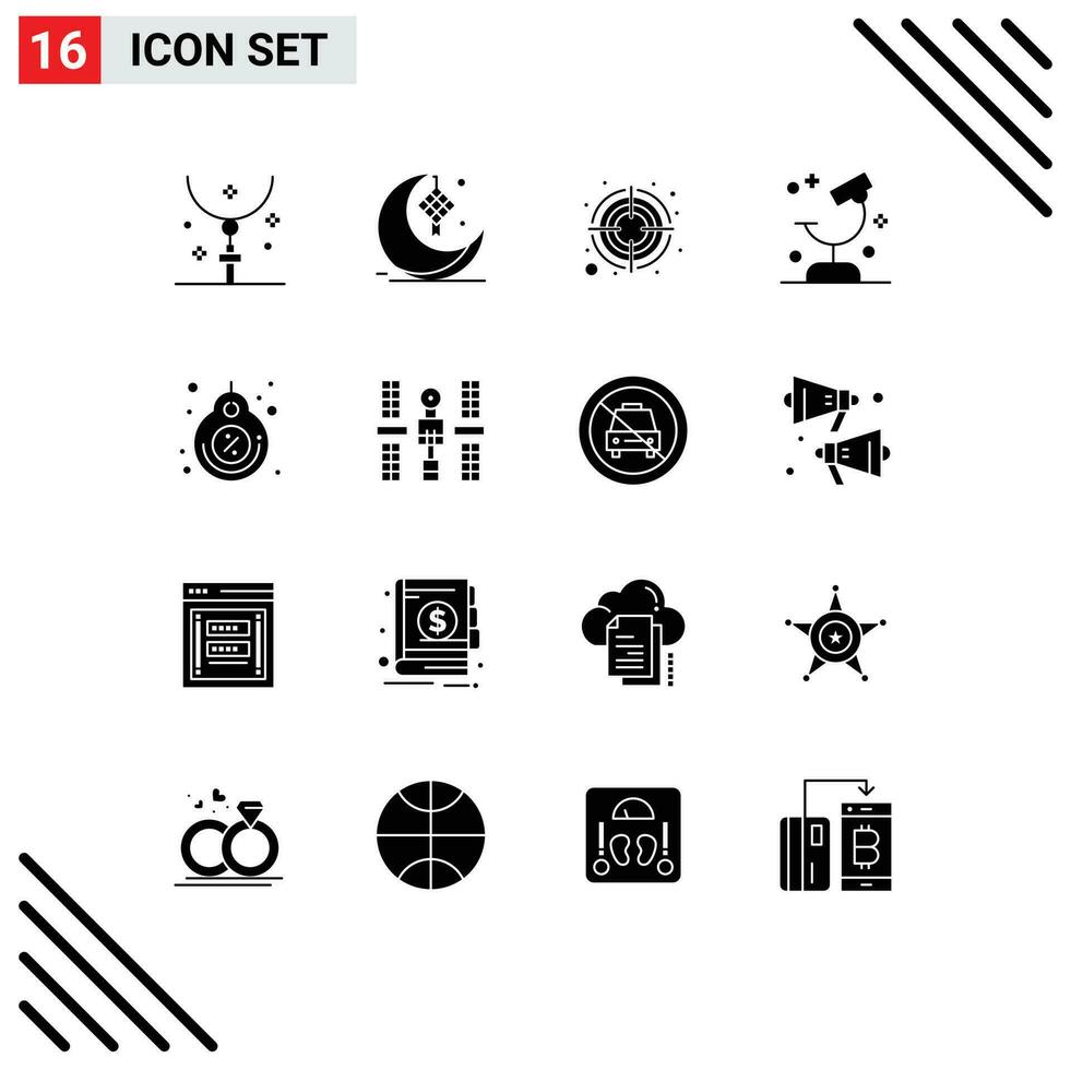 16 criativo ícones moderno sinais e símbolos do pesquisa laboratório fita biologia objetivo editável vetor Projeto elementos
