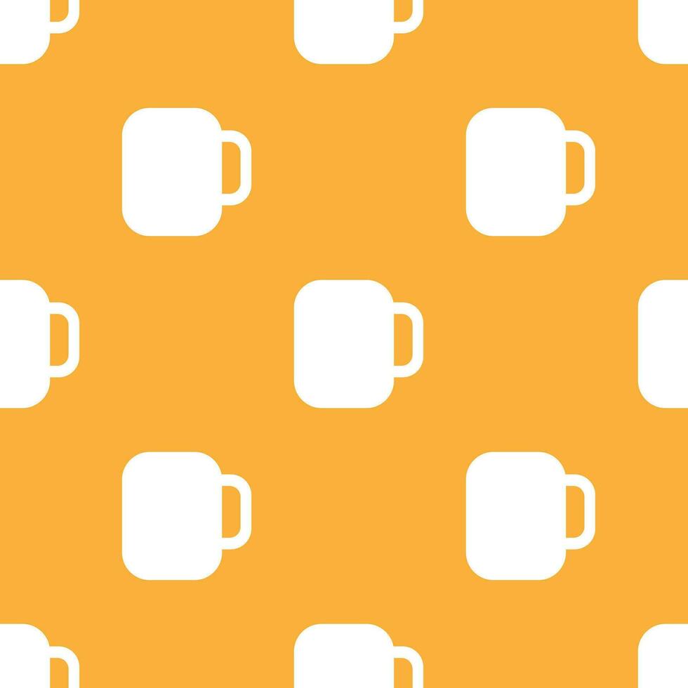 simples vetor Cerveja fundo. repetitivo geométrico Cerveja ícones. desatado padronizar com Cerveja óculos em amarelo fundo