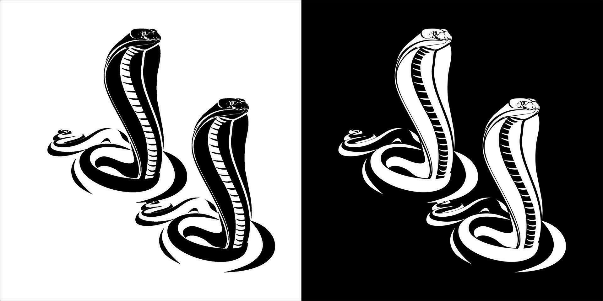 ilustração, vetor gráfico do serpente ícone, Preto e branco cor em transparente fundo