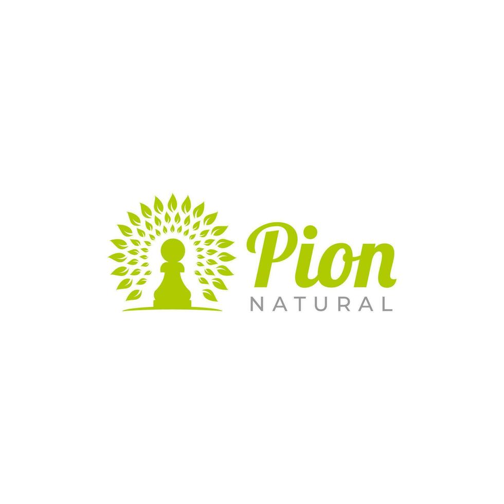 pion folha logotipo Projeto vetor