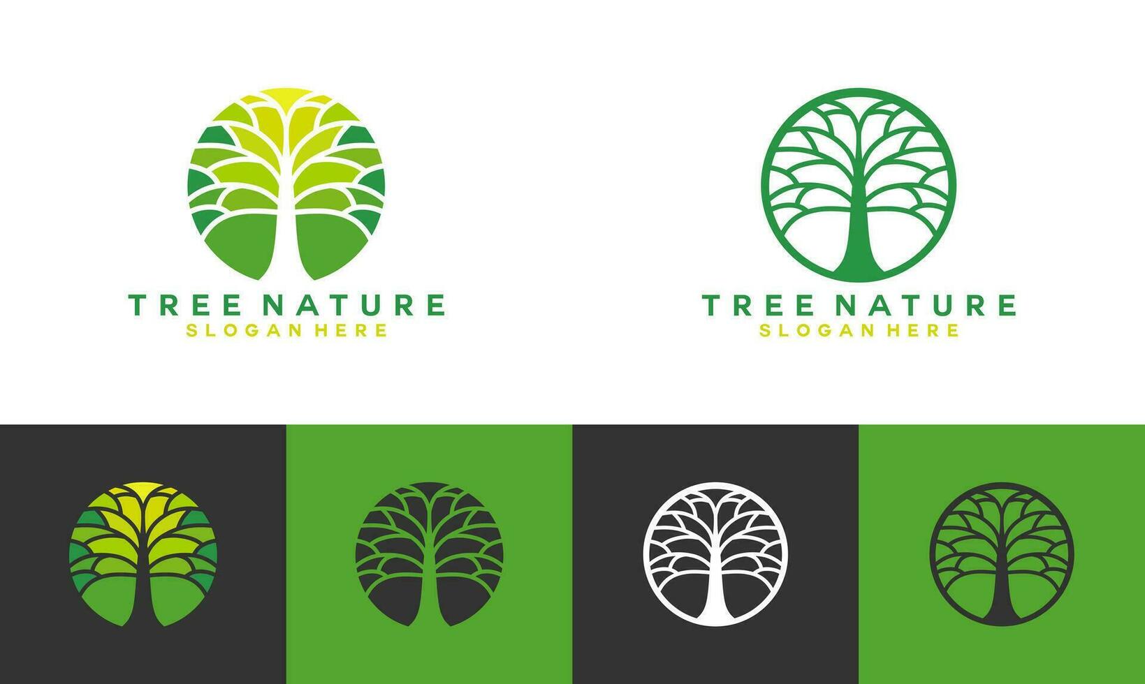 abctract árvore natureza logotipo vetor. árvore ícone logotipo ilustração. vetor