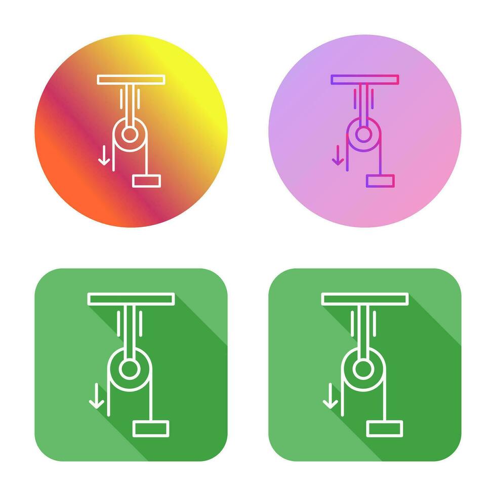 ícone de vetor de polia