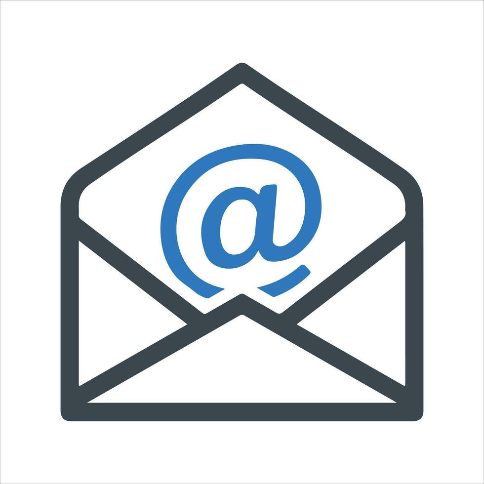 o email marketing ícone. vetor e glifo