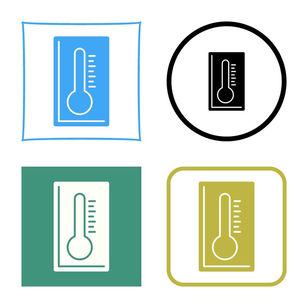 ícone de vetor de termômetro
