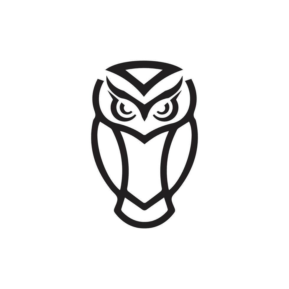 Projeto logotipo modelo e coruja ícone. logotipos acessível dentro vetores. vetor