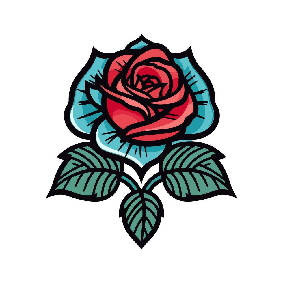 uma romântico rosas flor vetor grampo arte ilustração, evocando amor e paixão, perfeito para Casamento convites e sincero desenhos este falar para a coração