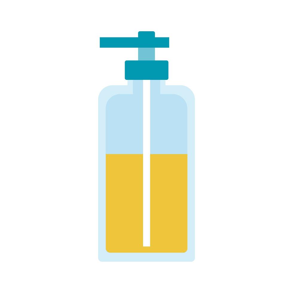 ícone de estilo simples de frasco de sabonete antibacteriano vetor